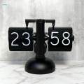Retro Clock Table Clock, Creative, Mechanical Clock,Flip Clock for Desk. 