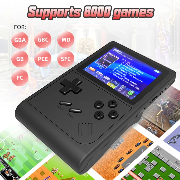 VILCORN%20GB300%20Portable%20Handheld%20Game%20Console%20Player%203.0Inch%20Pocket%20Video%20Gaming%20Console%2010000%20Games%20For%20SFC/GB/GBA%20Kid%20Gift%20-%20Image%202