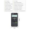 Durable Portable 991ES Plus-2nd Edition Scientific Calculator Student Stationery with Protective Case Function Calculato 417 Function Matrix Complex Number Calculator.