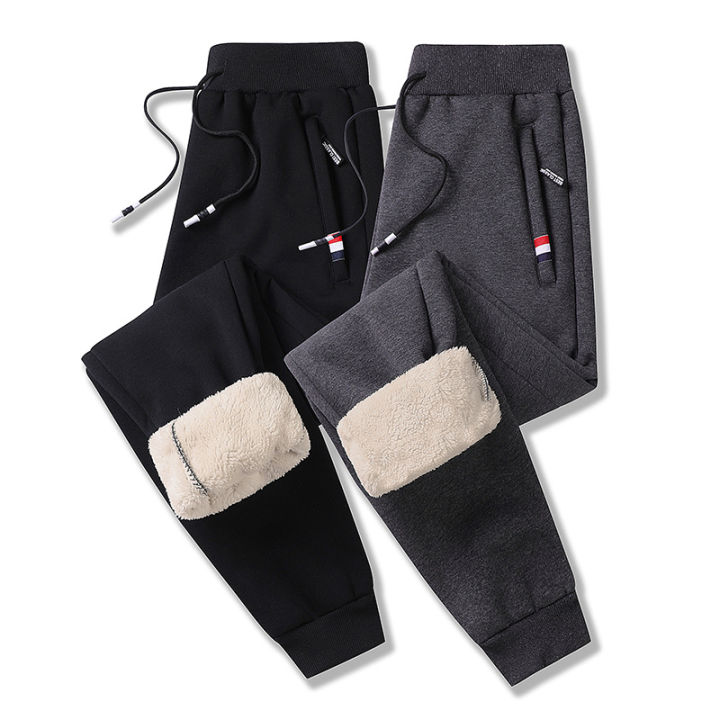 Men's%20Winter%20Lambskin%20Cotton%20Velvet%20Pants%20Thickening%20Exercise%20Straight%20Leg%20Sweatpants%20Men's%20Casual%20Jogger%20Pants%20Trendy%20Men%20-%20Image%203