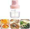 Electric Mini Garlic Chopper � Small Wireless Food Processor Portable Mini Garlic Choppers Blender Mincer Waterproof USB Charging For Ginger Onion Vegetable Meat Nut Chopper. 