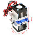 1 Set Mini Air Conditioner DIY Kit Thermoelectric Peltier Cooler Refrigeration Cooling System + Fan for Home Tool. 