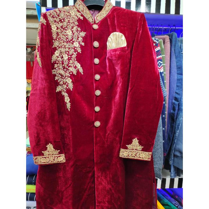 Sherwani For Men India Red