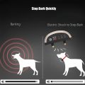 Pet  Anti Barking Device USB Electric Ultrasonic s Training Collar  Stop Barking Vibration Anti Bark Collar Black. 