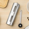 Nax Portable Stainless Steel Hand Grinder Coffee Grinder Manual Hand Shake. 