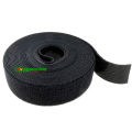 5M x 2cm Back to Back Velcro Cable Organizer Tie Hook and Loop Velcro Tape Reusable Fastening Wire Holder (Black).