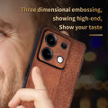 for Xiaomi Redmi Note 13 5G Case Soft PU Leather Camera Protect Matte Back Cover. 