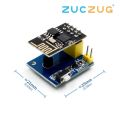 ESP8266 ESP-01 ESP01 DS18B20 Temperature Humidity Sensor Module Esp8266 Wifi Wireless NodeMCU Adapter Board For Arduino IOT. 