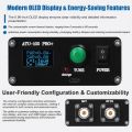 Assembled Automatic Antenna Tuner 1.8-55Mhz Portable 0.96-inch OLED Display Automatic Tuner. 