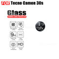 3 in 1 Tecno Camon 30S Shockproof Phone Case With Magnetic Wireless Charging Sticker +Full Coverage Tempered Glass Screen Protector +Lens Film. 