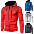 Ropa Hompre High Street Brand SikSilk Plus Velvet Print Polka Dot Men's Hoodie Outdoor Street Sports Running Training Sweatshirt. 