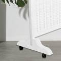 Screen Divider Stand Wooden Frame Wood Base for Dressing Room Office.