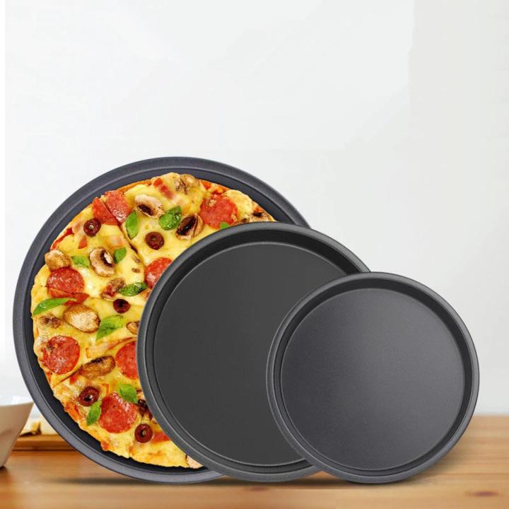 Pizza pan set Pizza Plate Round Deep Dish Pizza Pan 3pcs