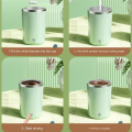 Automatic Self Stirring Mug, Coffee Milk Mixing Cup, Electric Blender, 400ml A. 
