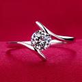 Women's Silver Finger Ring Fashion Jewelry Accessory.
