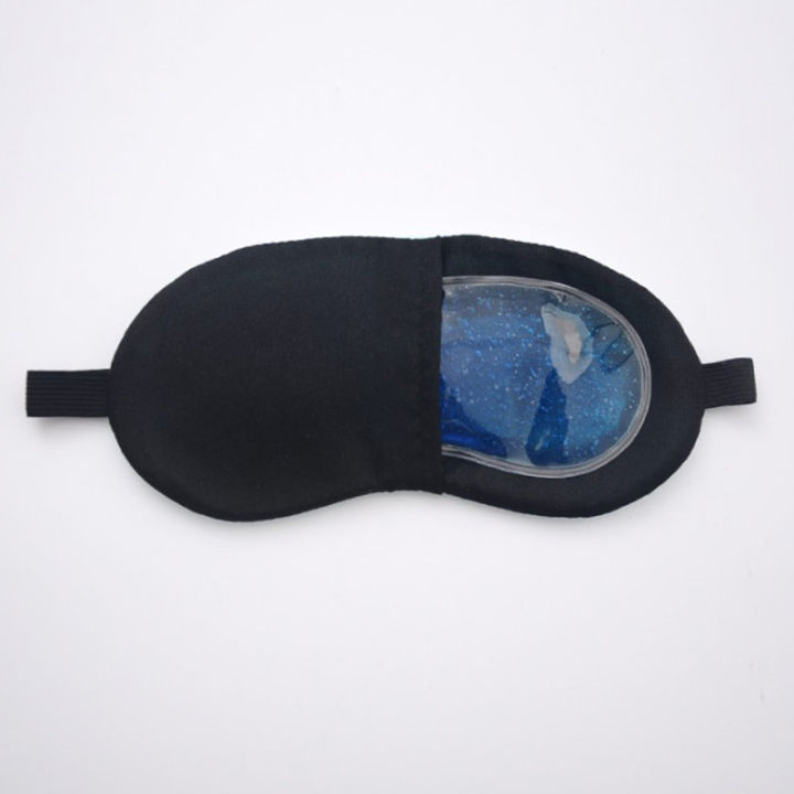 Sleeping%20Eye%20Mask%20Cooling%20Gel%20Soft%20Padded%20Travel%20Blindfold%20Shade%20Cover%20Black%20-%20Image%204