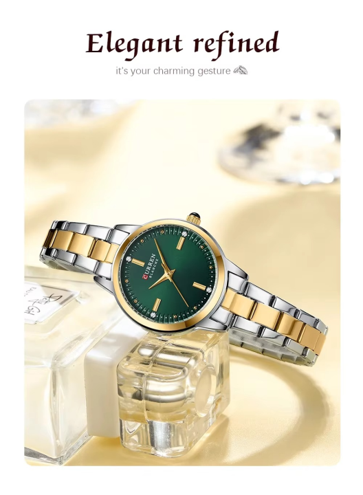 CURREN%209094%20Simple%20Round%20Dial%20Fashion%20Dress%20Quartz%20Watches%20for%20Ladies%20With%20Stainless%20Steel%20-%20Image%205