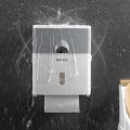 Double layer multifunctional tissue box roll paper shaft toilet free punch creative paper drawer toilet roll paper tube waterproof.