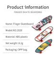 Finger Skateboard Tiny Stunt Metal Bracket Bearing Wheel Lightweight Finger Skating Toys Durable Portable Finger Toys Kids Gifts. 