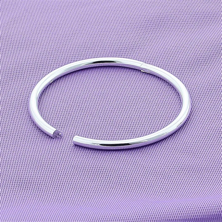 Women's%20925%20Sterling%20Silver%20Bangle%20Simple%20Smooth%20Bangle%20Solid%20Female%20Charm%20Jewelry%20Party%20Gift%20Loser%20Lione%20-%20Image%204