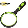 Magnifying Glass with 90mm Lens Magnifier with Non-Slip Soft Handle for Inspection. 