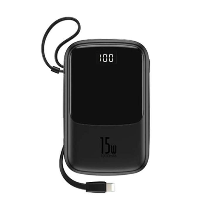 BASEUS%20Power%20Bank%2022.5W%2020000mAh%20Built-In%20Lightning%20&%20Type-c%20Cable%20Qpow%202%20Digital%20Display%20Fast%20Charging%20Power%20Bank%20Black%20-%20Image%204