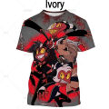 Hot Selling Helluva Boss 3D Printing T-shirt New Helluva Boss Loona PersonAlibabaty Hip-hop Unisex Cartoon Street Short-sleeved Tops. 