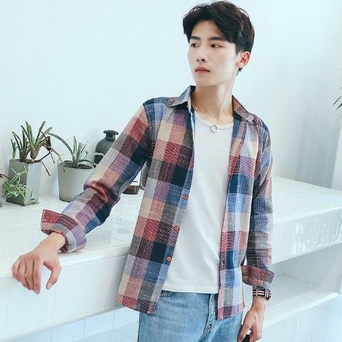 Guangdong%20Internet%20Celebrity%20Rent%20Male%20Same%20Style%20High%20Quality%20Plaid%20Shirt%20Men%20Korean%20Style%20Trendy%20Coat%20Slim%20Clothes%20Men%20-%20Image%202