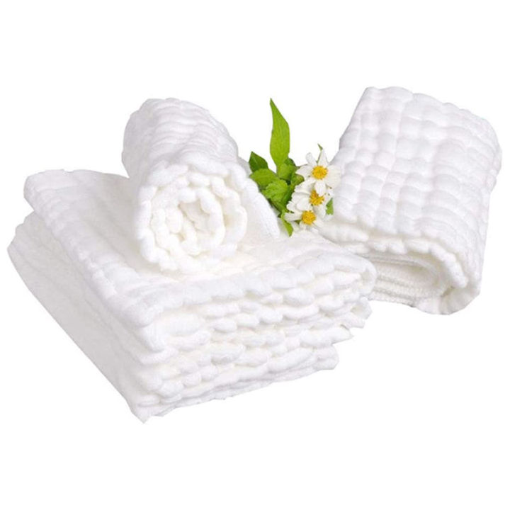 Baby%20Muslin%20Bath%20Towels,%2010%20Pack%20Cotton%20Baby%20Face%20Towel,White%20-%20Image%206