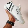 Trendy shoes for men high quality fabrics and brethible outdoor sport sneakers light weight air fake men's shoes.