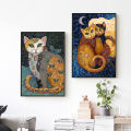 Gustav Klimt Famous Artwork Art Canvas Painting Abstract Cute Retro Wall Picture Print Living Room Home Decor Poster. 