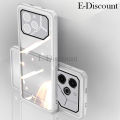 New Phone Case For Tecno Pova 6 Pro Cover Camera Protection Semi Transparent Soft Silicone Shockproof with Lens Protector Films for Tecno Pova6 Pro Case.