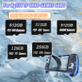 FOR ANBERNIC RG556 Handheld Game Console Memory Retro Video Player Card 61000 Games PS2 512G 256G 128G Micro TF PSP Games Bag. 