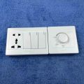 Electric Multi Socket 3 Pin Socket, 2 Pin Socket, MK Socket, Dimmer with 3 Gang Switch. 