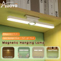 Auoyo Magnetic Study Lamp Dual Mode Switch Magnetic Absorption Three Color Reading Desk Lamp Dual Charging And Plugging Cool Lamp Wireless Desk Lamp Eye Protection Lamp Hanging Table Light. 