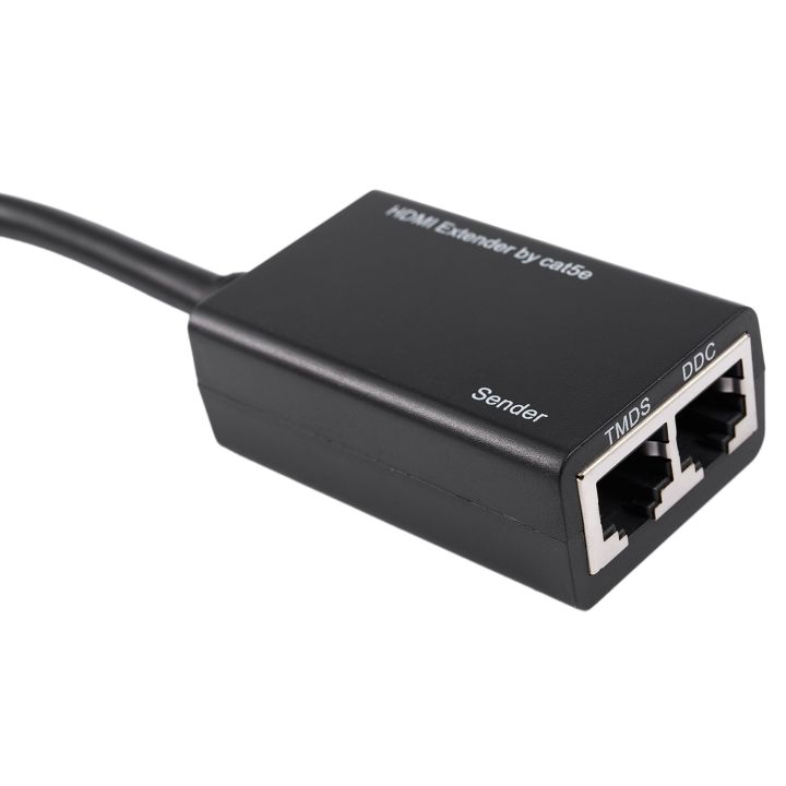 2X%20HDMI%20Over%20RJ45%20CAT5E%20CAT6%20UTP%20LAN%20Ethernet%20Extender%20Repeater%201080P%203D%20to%20100Ft%20-%20Image%207