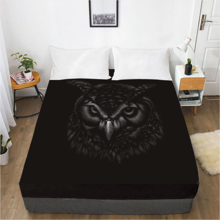 Mattress%20Cover%20Fitted%20Sheet%20With%20Elastic%20Band%20Bed%20Sheets%20Bedding%20Linens%20Queen%20King%20Size%20Bedsheet%2090/150/160X200CM%20Tiger%20-%20Image%206