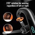 V16 Bluetooth-compatible Headset Digital Display Hands-free Voice Answering Business Sports Earphones.