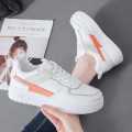 leather breathable casual sports white shoes,. 