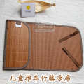 Baby cool children's bamboo double-sided mat, seat cushion, summer stroller. 