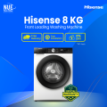 Hisense (Official) 8 kg New Model WF3S8043BW Front Loading Washing Machine 🚚 Free Delivery 💳 0% EMI Available.