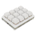12 Key Mechanical Gaming Keyboard One Handed USB Mini Macro LED Keypad. 