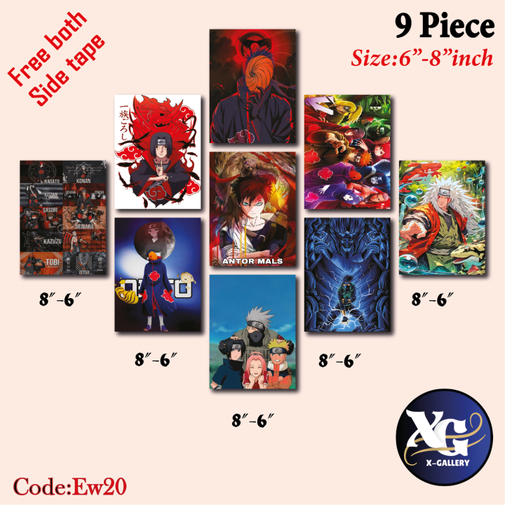 9%20pcs%20Anime%20Combo%20Wallmet%20poster%20set%20for%20Home%20Decoration%20-%20Image%202