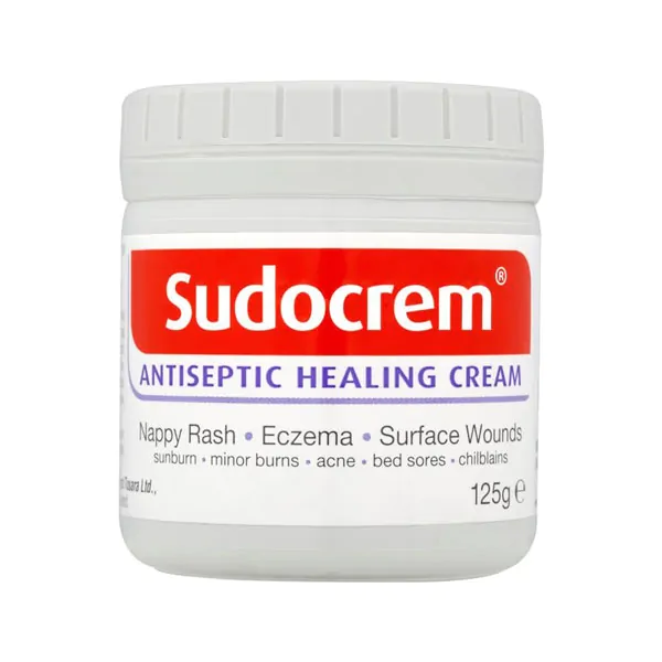 Sudocrem Antiseptic Healing Cream 125gm for Nappy Rash, Eczema, Burns