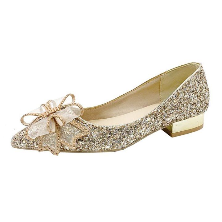 Women's%20Wedding%20Shoes%20with%20Thick%20Heels2023Year%20New%20Bridal%20Shoes%20Not%20Tired%20Feet%20Pregnant%20Women%20Crystal%20High%20Heels%20Xiuhe%20Two-Way%20Wear%20-%20Image%202