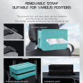 LI Car Tissue Box Square Napkins Tissue Bag Organizer Multi-functional Armrest Storage Box Automotive Interior. 