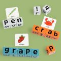 Kids Wooden English Word Spelling Game with Bell & Flash Cards | Kids Educational Learning Toy | Early Learning Educational Toy | Cognitive Learning Toy for Kids – Learning Toy for Preschool & Toddlers.