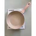 Non Stick Forged Frying Pan 16CM Marble Stone Coating and Silicone handle.