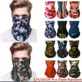 Multicolor Random  9 in 1 face bandana 3pis for bikers -Random Design packet hoi. 
