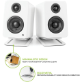 2X Desktop Speaker Stand Metal Audio Bracket Tabletop Holder for 's YU4 Active Speaker & Similar Size Speaker.